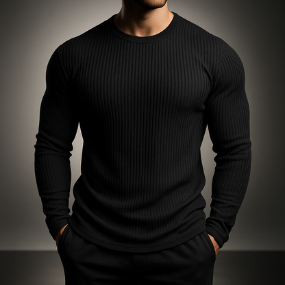 Laurent | Women’s Rib-Knit Structured Everyday Sweater