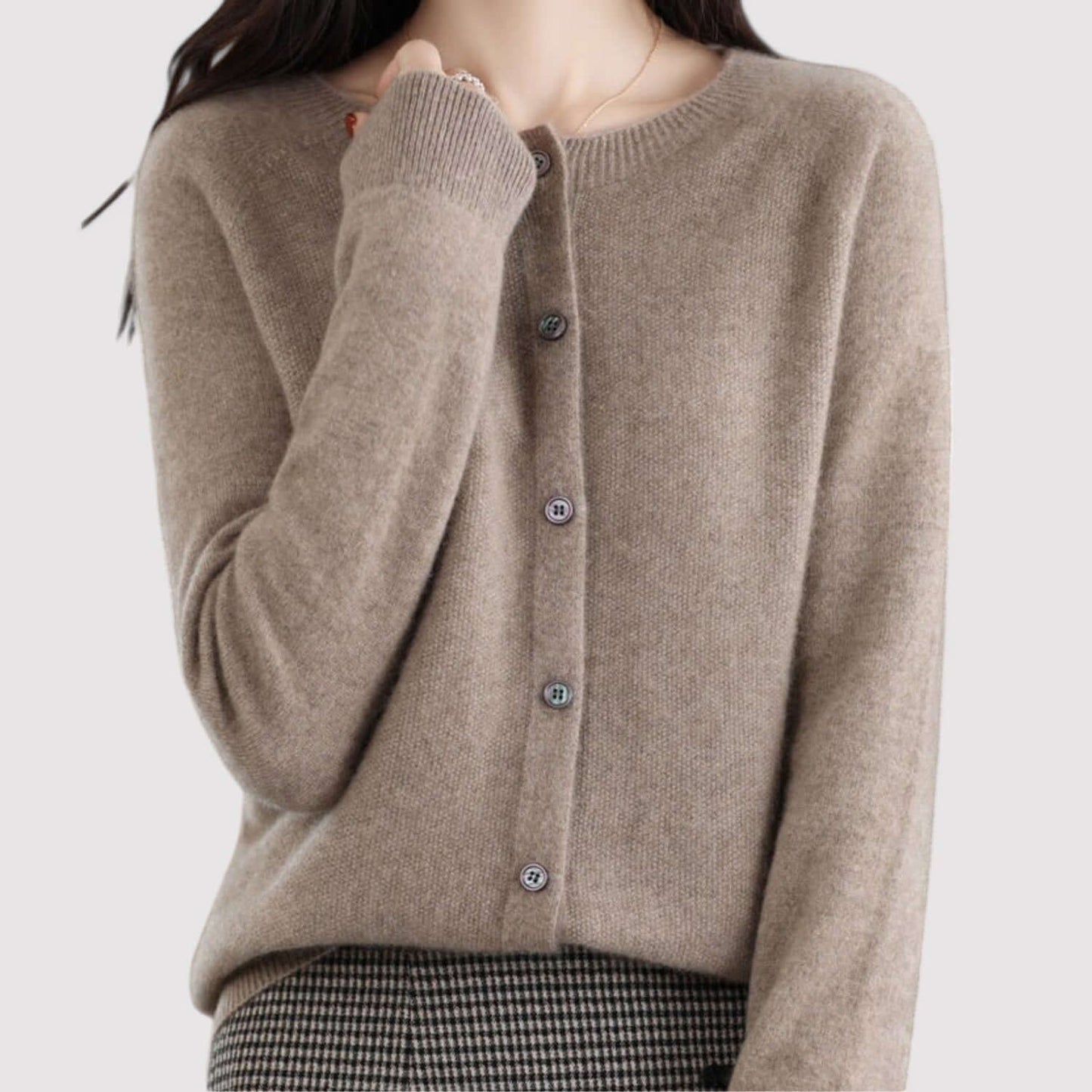 Belluno | Women’s Wool Blend Open-Front Cardigan