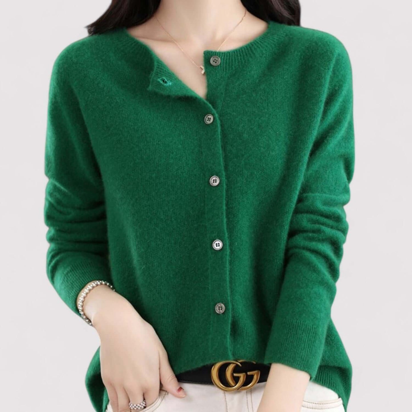 Belluno | Women’s Wool Blend Open-Front Cardigan
