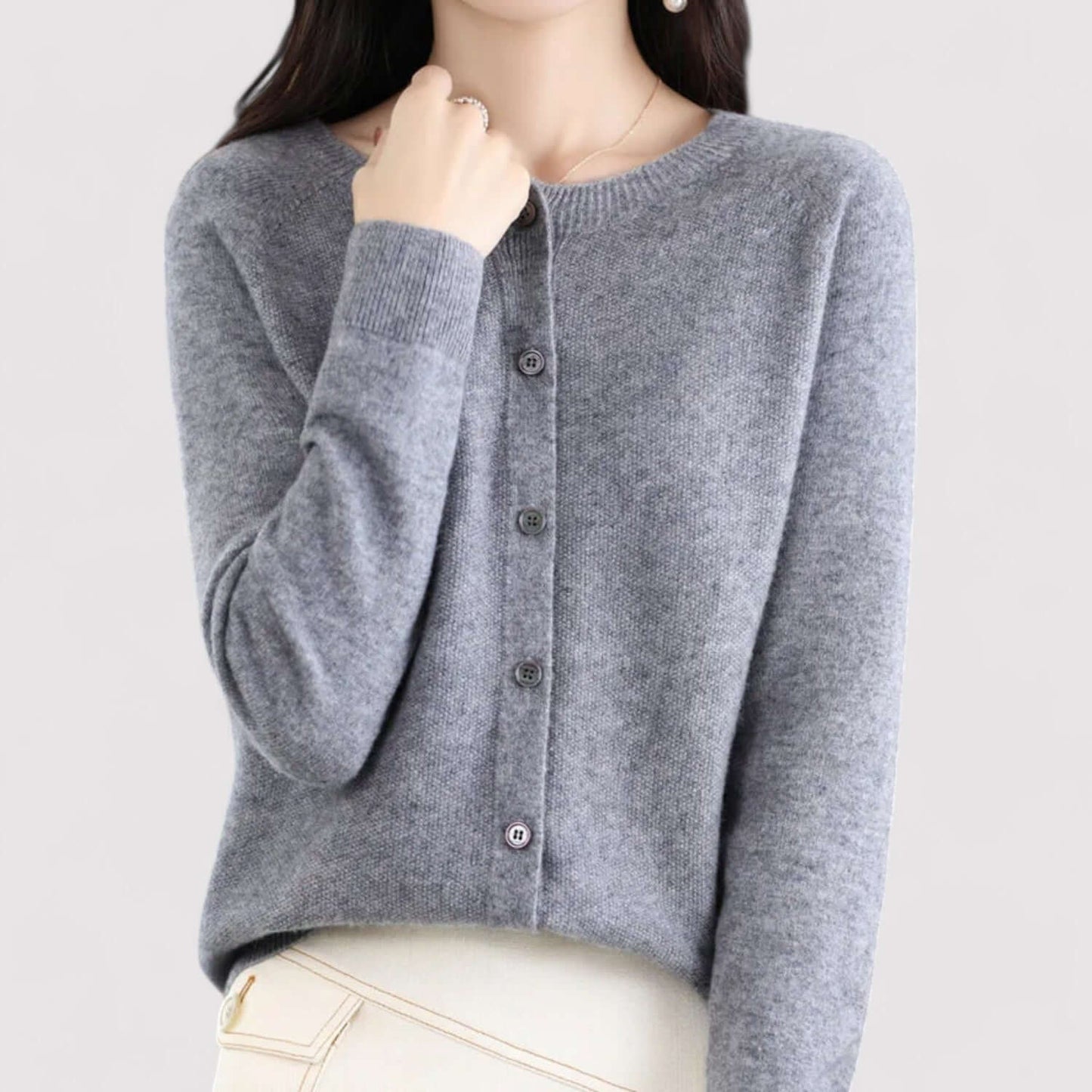 Belluno | Women’s Wool Blend Open-Front Cardigan