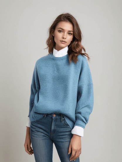 Bhea | Women’s Cashmere Blend Crewneck Sweater