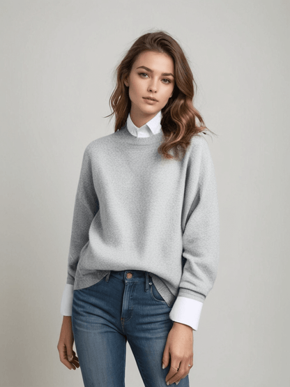 Bhea | Women’s Cashmere Blend Crewneck Sweater