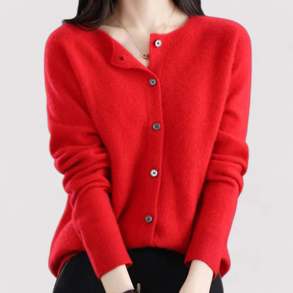Belluno | Women’s Wool Blend Open-Front Cardigan
