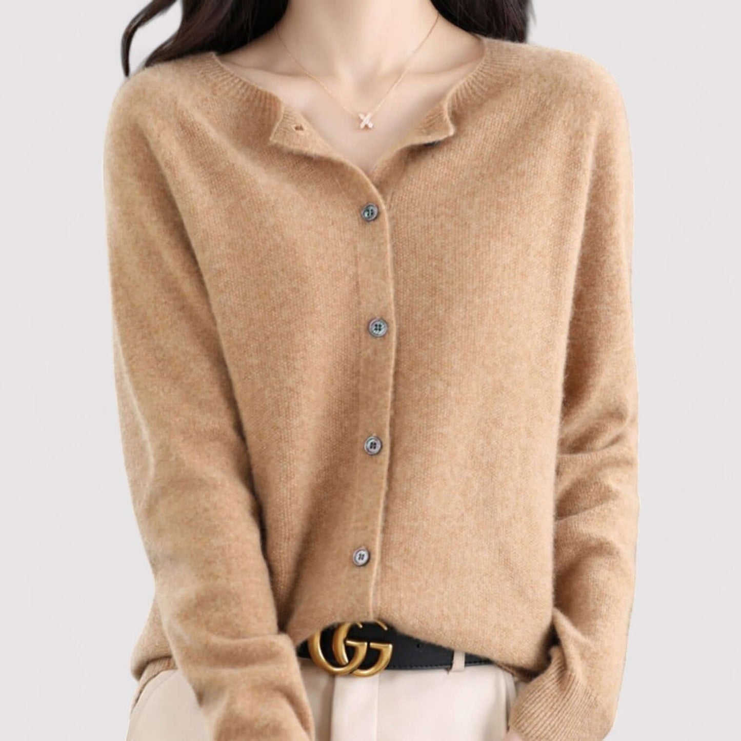 Belluno | Women’s Wool Blend Open-Front Cardigan