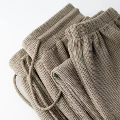 Arlien | Women’s Waffle Knit Relaxed Sweatpants