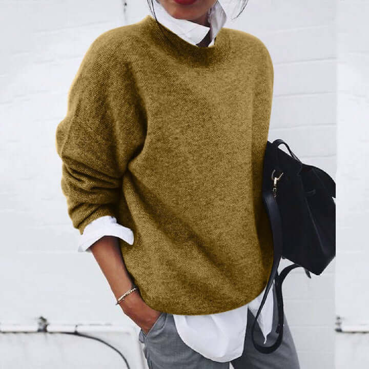 Bhea | Women’s Cashmere Blend Crewneck Sweater