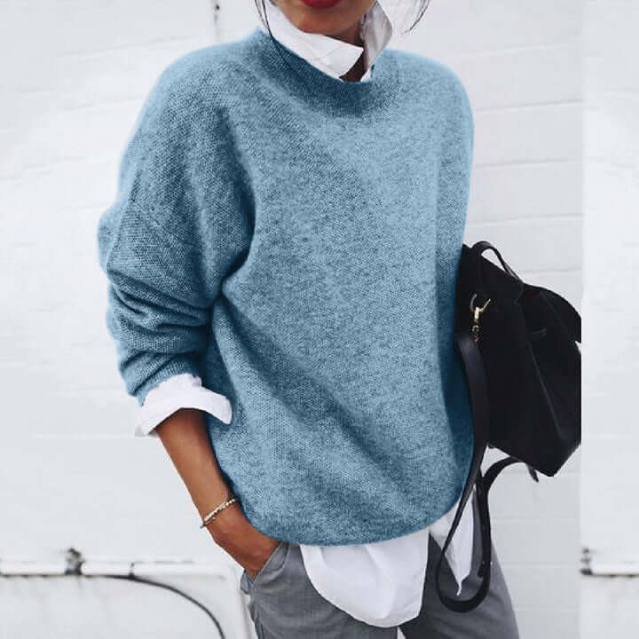 Bhea | Women’s Cashmere Blend Crewneck Sweater