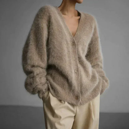 Chariona | Women’s Ultra-Soft Draped Knit Cardigan