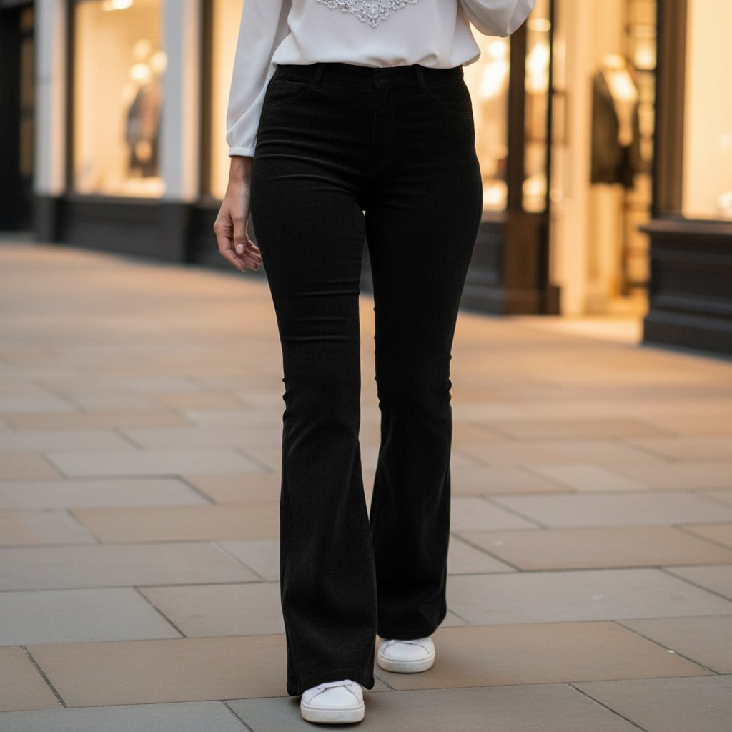 Women’s Flare Pants | High Waist, Elegant Fit - 1