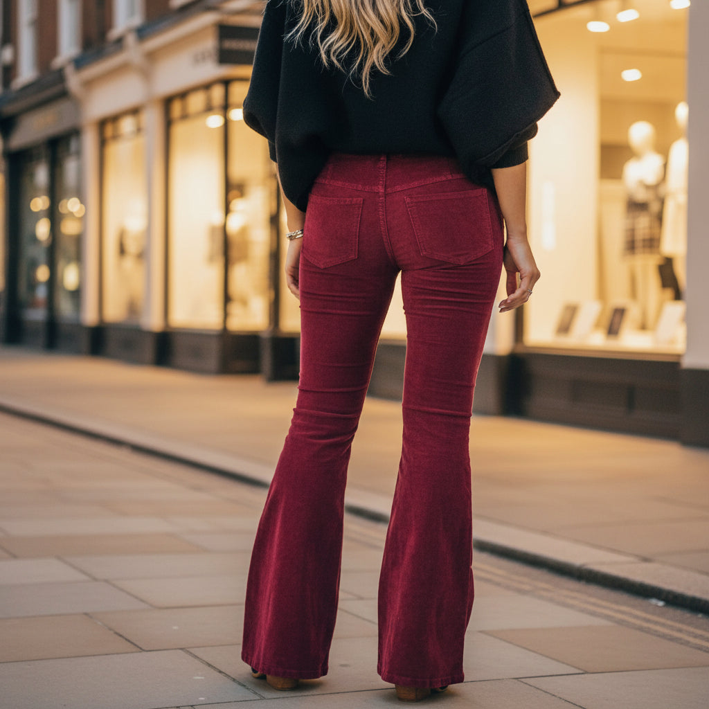 Women’s Flare Pants | High Waist, Elegant Fit - 2