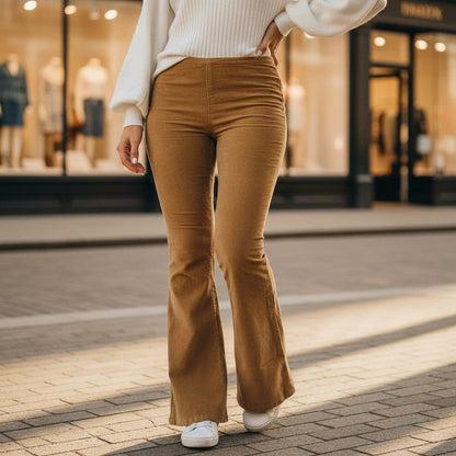 Women’s Flare Pants | High Waist, Elegant Fit - 3