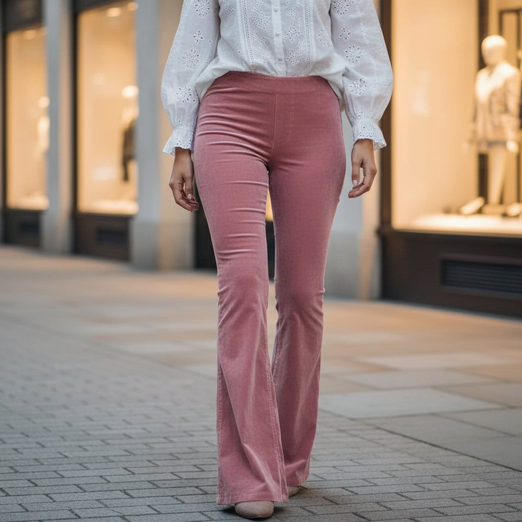 Women’s Flare Pants | High Waist, Elegant Fit - 4