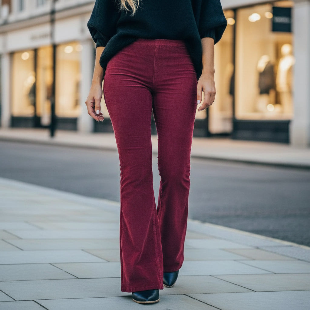 Women’s Flare Pants | High Waist, Elegant Fit - 5