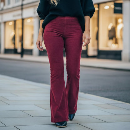 Women’s Flare Pants | High Waist, Elegant Fit - 5