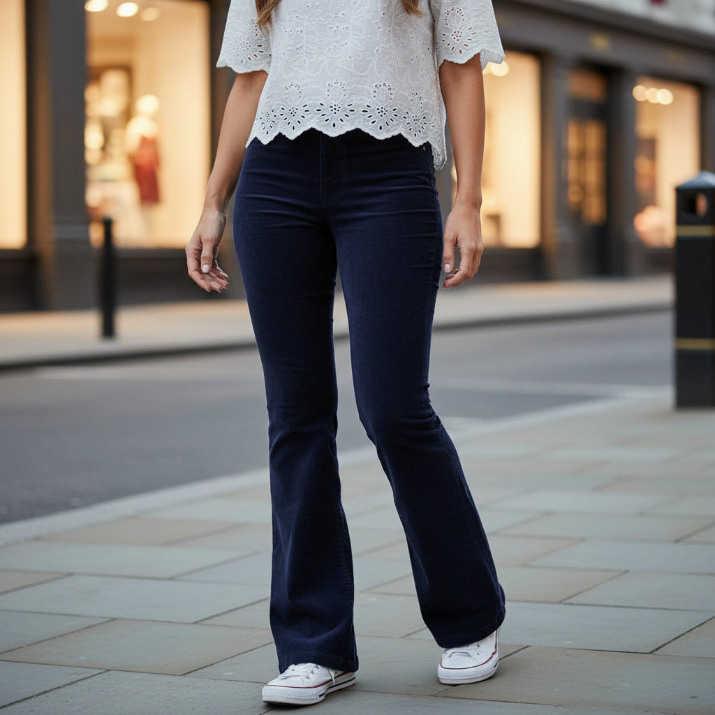 Women’s Flare Pants | High Waist, Elegant Fit - 6