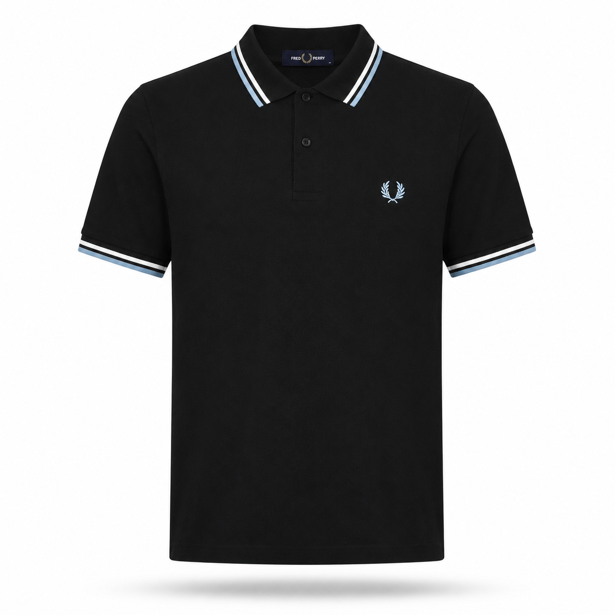 Fred Perry Men's Contrast-Tipped Cotton Polo Shirt – Slim Fit Smart-Casual Polo