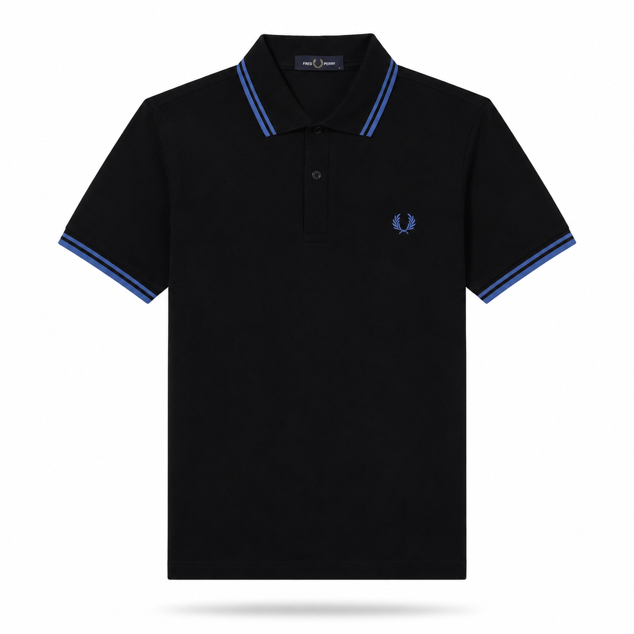 Fred Perry Men's Contrast-Tipped Cotton Polo Shirt – Slim Fit Smart-Casual Polo