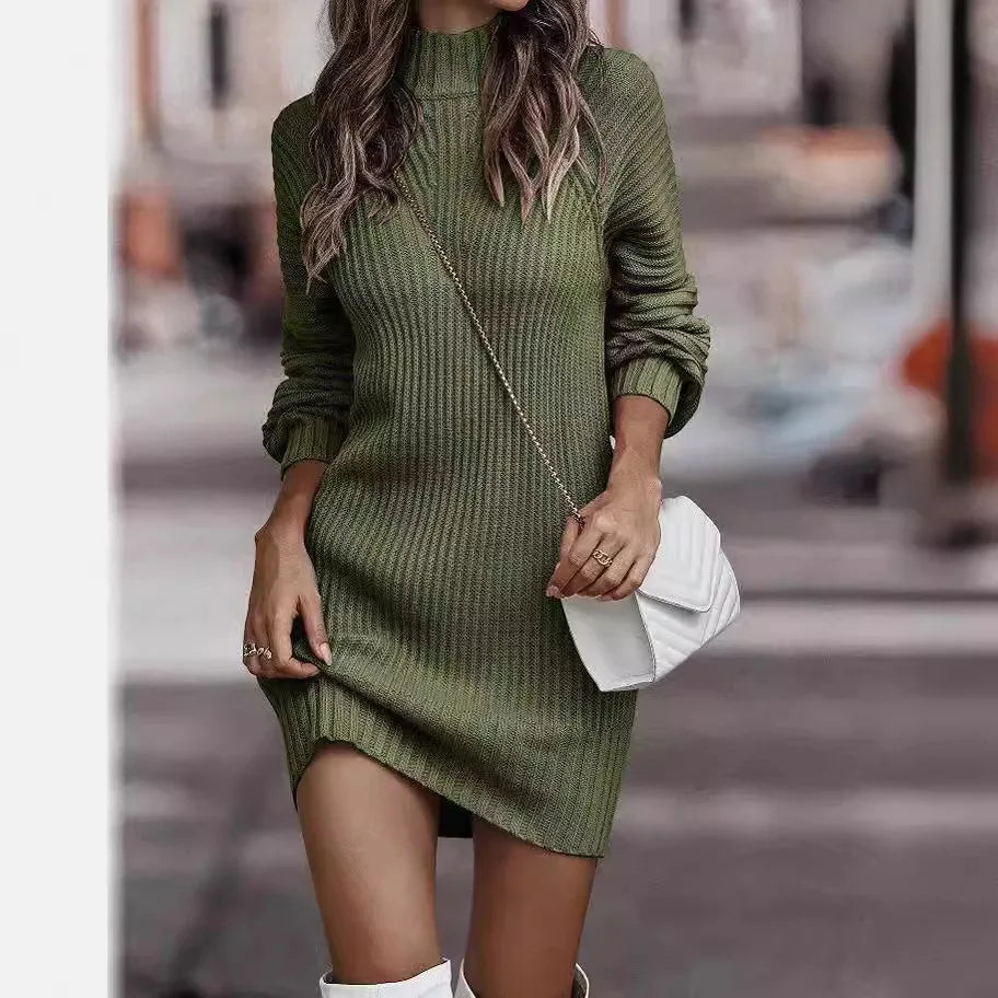Elarine | Women’s Soft Knit Sweater Dress