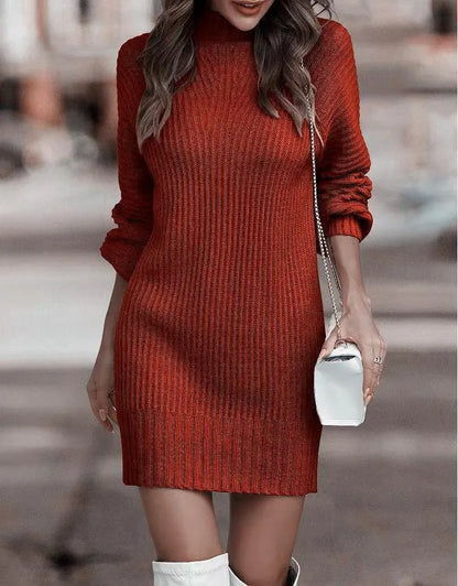 Elarine | Women’s Soft Knit Sweater Dress