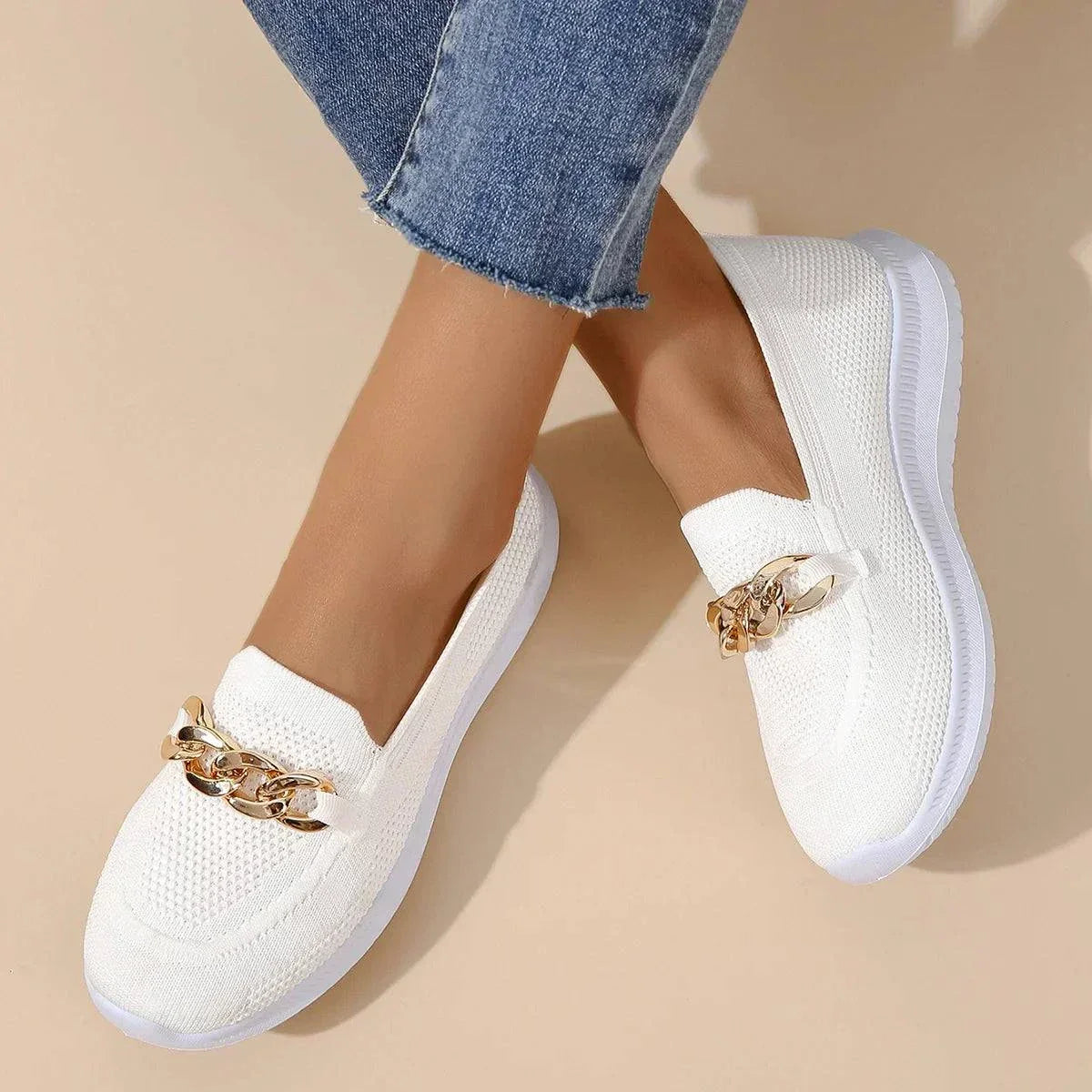 Sabena | Women’s Faux Leather Knot Loafers