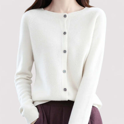 Belluno | Women’s Wool Blend Open-Front Cardigan