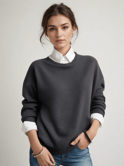 Bhea | Women’s Cashmere Blend Crewneck Sweater