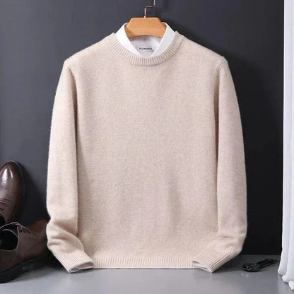 Kiaro | Men’s Cashmere Blend Crewneck Relaxed Fit Sweater