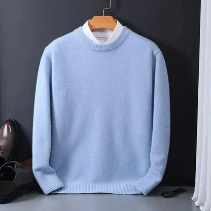Kiaro | Men’s Cashmere Blend Crewneck Relaxed Fit Sweater